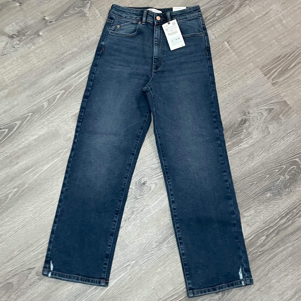 Zara Straight Leg Trouser Jeans